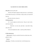 Giáo án Sinh học 6 - VẬN CHUYỂN CÁC CHẤT TRONG THÂN pdf