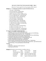 Bài tập lý thuyết kế toán doanh nghiệp ppsx