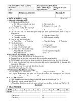 đề kiểm tra 1 tiết HKII -sinh 8