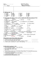 đề kiểm tra 45'''' số 4 Anh 8 hay ko cần sửa