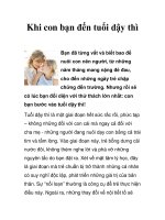 Khi con bạn đến tuổi dậy thì potx