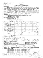 Ma trân, đềkiểm tra, đáp án Hinh CIII