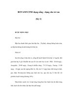 ROVAMYCINE dạng uống - dạng cho trẻ em (Kỳ 2) ppt