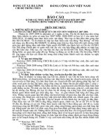 BAO CAO DAI HOI CHI BO