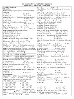 Đề cương ôn tập Toán8-HKII-TN