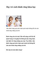 Dạy trẻ cách đánh răng khoa học ppsx