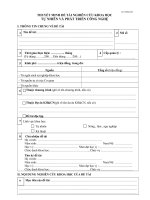 Thuyet minh NCKH (Tu Nhien).ĐH PHẠM VĂN ĐỒNG