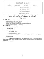 Bài 9: Trình Bày Dữ Liệu Bằng Biểu Đồ (tt)