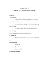 Giáo án Sinh học 9 - THÀNH TỰU CHỌN GIỐNG Ở VIỆT NAM doc