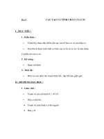 Sinh học 8 - CẤU TẠO VÀ TÍNH CHẤT CỦA CƠ pps