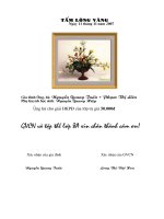 Mau cua sotamlongvang treo tren lop hoc