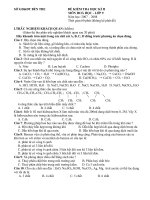 Đề thi HK 2 -07- 08 Hóa học 9