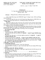 KH THỰC HIỆN CĐ TỔ BM VĂN ( DỰ THẢO)