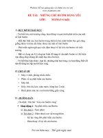 Giáo án lớp Mầm - Những chú bướm đáng yêu potx