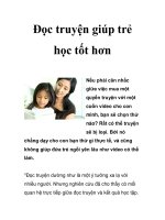 Đọc truyện giúp trẻ học tốt hơn pptx