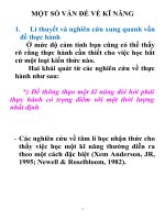 Một số vấn đề về kĩ năng