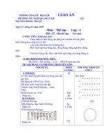 Thể dục lớp 1 tuần 27