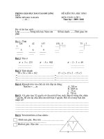 Đề thi HSG môn Toán (khối 3) Rất hay
