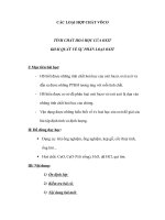 Tài liệu Hoá 9 - CÁC LOẠI HỢP CHẤT VÔCƠ - TÍNH CHẤT HOÁ HỌC CỦA OXIT KHÁI QUÁT VỀ SỰ PHÂN LOẠI OXIT pptx