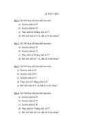 Luyện tập môn toán