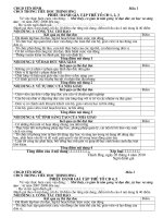 mẫu chấm diểm đánh giá sơ ket cuộc vân động 