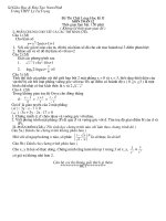 Đề thi chất lượng kì II-Trường THPT Lý Tự Trọng-NamĐịnh