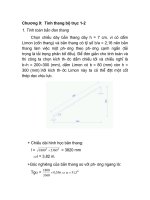 thiết kế chung cư C16 - khu đô thị Trung Yên và lập chương trình dồn tải khung phẳng, tổ hợp lực dầm, cột, chương 9 ppsx