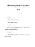 BỆNH LÝ VIÊM ĐA DÂY THẦN KINH (Kỳ 8) ppt