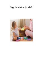 Dạy bé nhớ mặt chữ potx