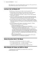 SAS/Warehouse Administrator 2.3 Metadata API- P4 pot