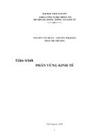 GIÁO TRÌNH - PHÂN VÙNG KINH TẾ ppsx