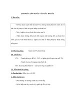 Sinh học 6 - PHẦN LỚN NƯỚC VÀO CÂY ĐI ĐÂU potx