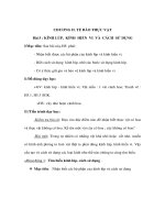 Giáo án Sinh học 6 - KÍNH LÚP, KÍNH HIỂN VI VÀ CÁCH SỬ DỤNG doc