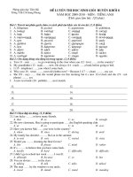 ĐỀ LUYỆN THI  HSG 8 CẤP HUYỆN - 04