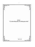 Đề tài: “Về nhóm đồng luân của không gian tôpô” ppsx