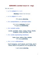 GERUND (verbal noun in –ing) docx