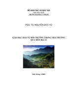 Tài liệu GD Môi trường (lời nói đầu)