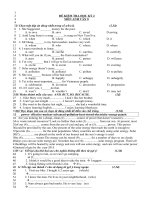 Đề tham khảo Anh_9 HK II số 6
