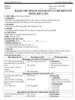 Tiet 55. Th hoach, che bien