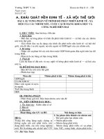 Giáo án địa lí lớp 11 căn bản pptx