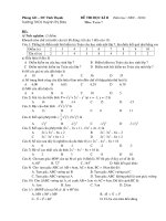 Thi HK II Toán 7(Đề + ĐA -TKT)