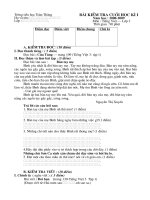 Tiếng Việt 3 cuối kì I