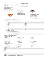 Luyện tập tiếng Việt 1