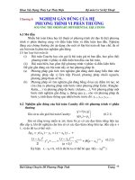 Bài giảng chuyên đề Phương pháp tính Phần 7 doc