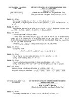 De thi vao lop 10 chuyen thai binh