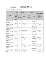 PLC MITTUBISHI và các tập lệnh, chương 3 pptx