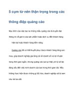 5 cụm từ nên thận trọng trong các thông điệp quảng cáo ppsx