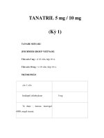 TANATRIL 5 mg / 10 mg (Kỳ 1) doc