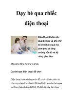Dạy bé qua chiếc điện thoại ppsx