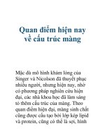 Quan điểm hiện nay về cấu trúc màng docx